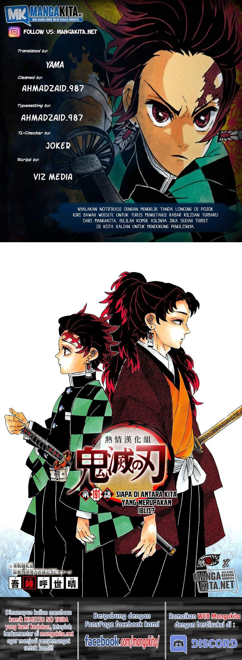 Kimetsu no Yaiba Chapter 191 Bahasa Indonesia